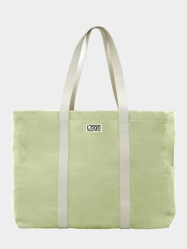 Sac de plage publicitaire Garance Vert d'eau
